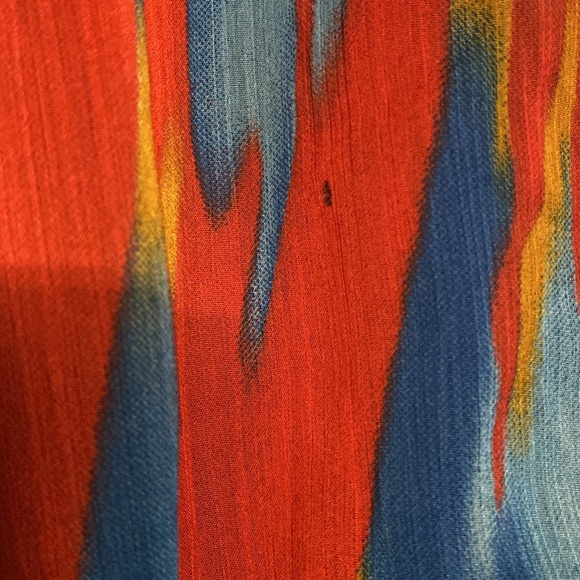 NWT flawed Walter Baker Devina Dress, Size XL Color Rio Palm - Picture 9 of 13